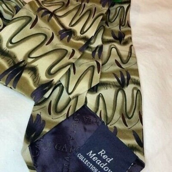 J. Garcia Red Meadow Collection Twenty Mens Necktie Grateful Dead Tie Jerry EUC - Picture 2 of 5